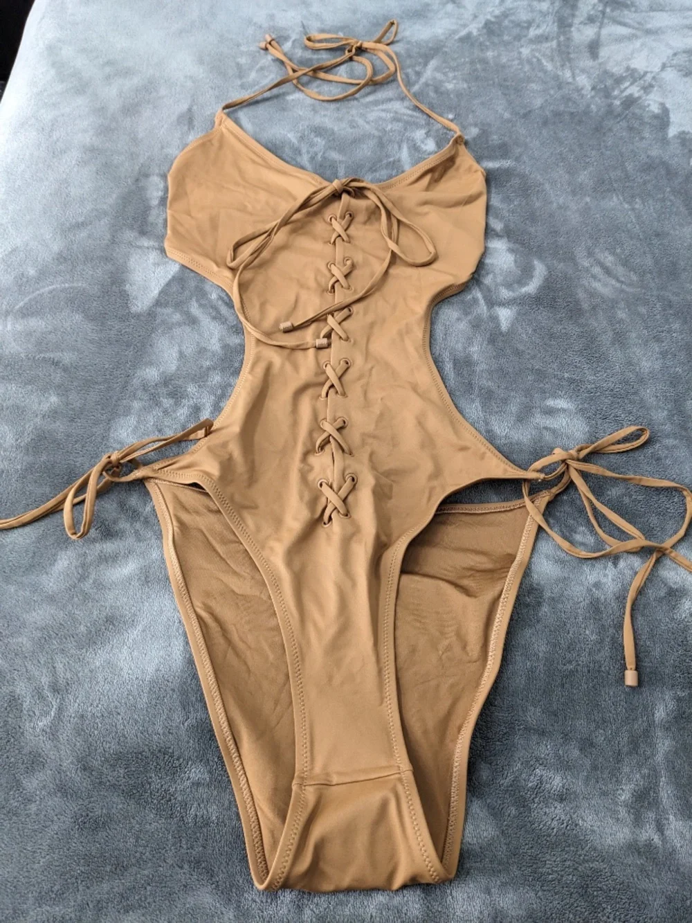 NWT Skims Swim Lace Up Monokini - Size XXLarge